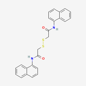 2,2'-disulfanediylbis[N-(naphthalen-1-yl)acetamide]