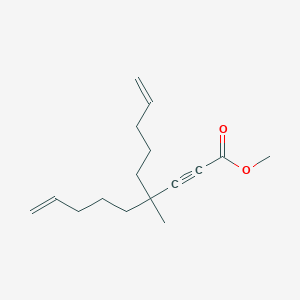 Methyl 4-methyl-4-(pent-4-EN-1-YL)non-8-EN-2-ynoate