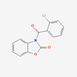 molecular formula C14H8ClNO3 B14174249 2(3H)-Benzoxazolone, 3-(2-chlorobenzoyl)- CAS No. 13787-55-8