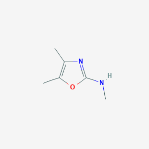 molecular formula C6H10N2O B14174259 N,4,5-Trimethyloxazol-2-amine 