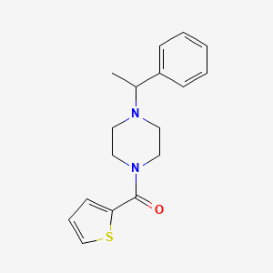 molecular formula C17H20N2OS B14174300 [4-(1-Phenylethyl)piperazin-1-yl](thiophen-2-yl)methanone CAS No. 918480-42-9