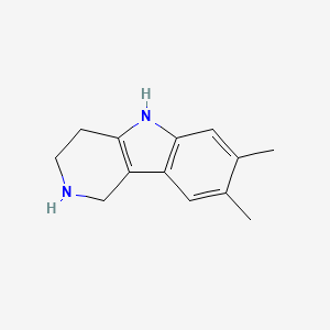 molecular formula C13H16N2 B14174356 7,8-Dimethyl-2,3,4,5-tetrahydro-1H-pyrido[4,3-b]indole CAS No. 922510-79-0