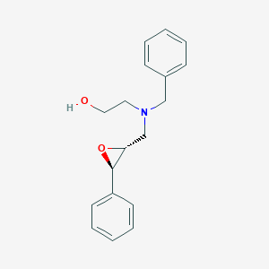 molecular formula C18H21NO2 B14174427 2-(Benzyl{[(2R,3R)-3-phenyloxiran-2-yl]methyl}amino)ethan-1-ol CAS No. 918656-68-5