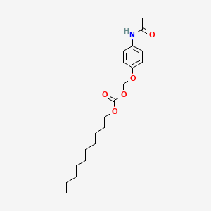 (4-Acetamidophenoxy)methyl decyl carbonate