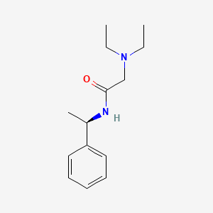 molecular formula C14H22N2O B14174450 (R)-2-(Diethylamino)-N-(1-phenylethyl)acetamide CAS No. 36359-53-2