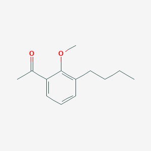 molecular formula C13H18O2 B14174451 Ethanone, 1-(butylmethoxyphenyl)- CAS No. 925909-37-1