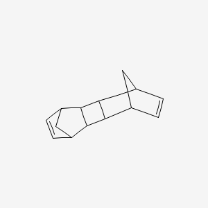 molecular formula C14H16 B14174459 pentacyclo[8.2.1.14,7.02,9.03,8]tetradeca-5,11-diene CAS No. 5307-65-3