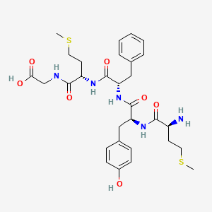 molecular formula C30H41N5O7S2 B14174508 L-Methionyl-L-tyrosyl-L-phenylalanyl-L-methionylglycine CAS No. 920009-97-8