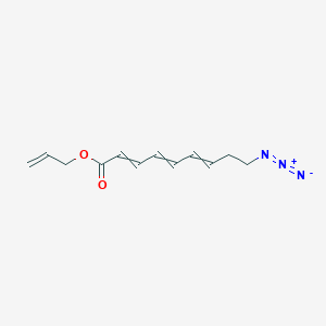 molecular formula C12H15N3O2 B14174533 Prop-2-en-1-yl 9-azidonona-2,4,6-trienoate CAS No. 919771-02-1