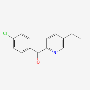 (4-Chlorophenyl)(5-ethylpyridin-2-yl)methanone