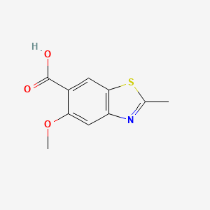 5-Methoxy-2-methylbenzo[D]thiazole-6-carboxylic acid