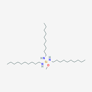 N,N',N''-Tris(decyl)-1-methoxysilanetriamine