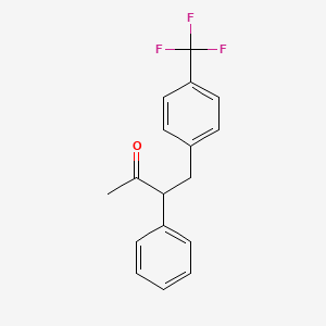 3-Phenyl-4-[4-(trifluoromethyl)phenyl]butan-2-one