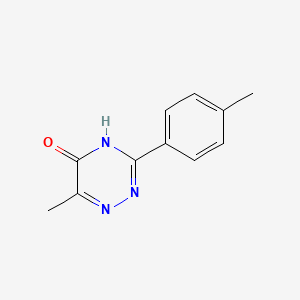 molecular formula C11H11N3O B1417470 6-甲基-3-(4-甲基苯基)-1,2,4-三嗪-5-醇 CAS No. 109306-98-1