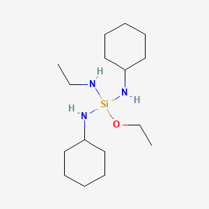 N,N'-Dicyclohexyl-1-ethoxy-N''-ethylsilanetriamine