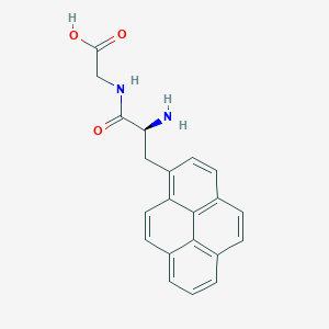 2-[[(2S)-2-amino-3-pyren-1-ylpropanoyl]amino]acetic acid