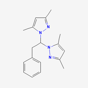 1,1'-(2-Phenylethane-1,1-diyl)bis(3,5-dimethyl-1H-pyrazole)