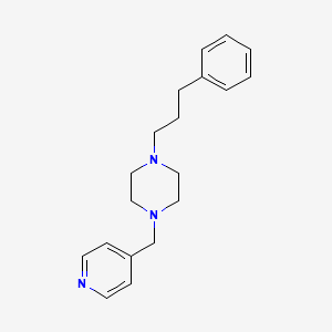 1-(3-Phenylpropyl)-4-(pyridin-4-ylmethyl)piperazine