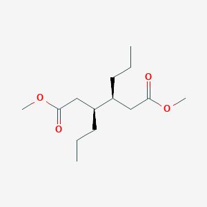 molecular formula C14H26O4 B14174815 dimethyl (3S,4S)-3,4-dipropylhexanedioate CAS No. 921210-60-8