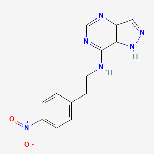 N-[2-(4-Nitrophenyl)ethyl]-1H-pyrazolo[4,3-d]pyrimidin-7-amine