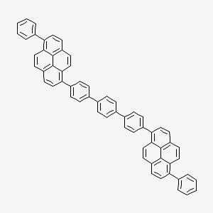 1-Phenyl-6-[4-[4-[4-(6-phenylpyren-1-yl)phenyl]phenyl]phenyl]pyrene