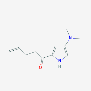 1-[4-(Dimethylamino)-1H-pyrrol-2-yl]pent-4-en-1-one