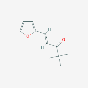 (1e)-1-(Furan-2-yl)-4,4-dimethylpent-1-en-3-one