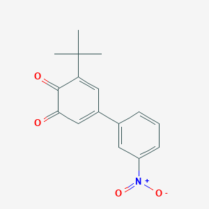 molecular formula C16H15NO4 B14174873 5-tert-Butyl-3'-nitro[1,1'-biphenyl]-3,4-dione CAS No. 923004-64-2