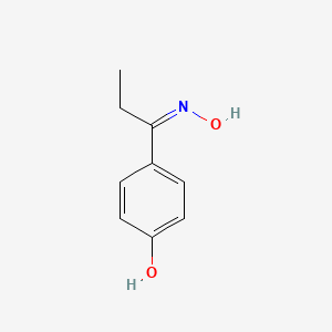 molecular formula C9H11NO2 B1417492 4-((羟亚氨基)丙基)苯酚 CAS No. 133595-72-9