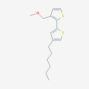 molecular formula C16H22OS2 B14174924 4'-Hexyl-3-(methoxymethyl)-2,2'-bithiophene CAS No. 918414-65-0