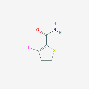 molecular formula C5H4INOS B14174966 3-Iodo-2-thiophenecarboxamide CAS No. 18800-03-8