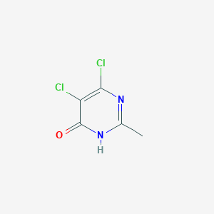 molecular formula C5H4Cl2N2O B1417498 5,6-二氯-2-甲基-4-嘧啶醇 CAS No. 32265-50-2