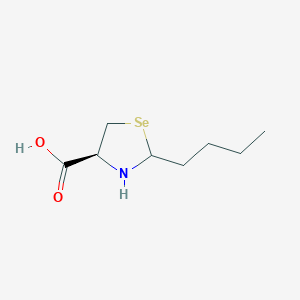 (4S)-2-Butyl-1,3-selenazolidine-4-carboxylic acid