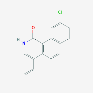 9-Chloro-4-ethenylbenzo[h]isoquinolin-1(2H)-one