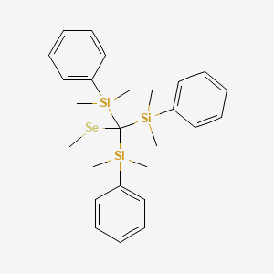 molecular formula C26H36SeSi3 B14175065 [(Methylselanyl)methanetriyl]tris[dimethyl(phenyl)silane] CAS No. 922734-98-3