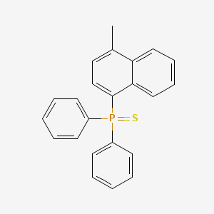 (4-Methylnaphthalen-1-yl)-diphenyl-sulfanylidene-lambda5-phosphane