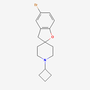 5-bromo-1'-cyclobutylspiro[3H-1-benzofuran-2,4'-piperidine]