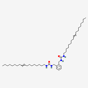 1-Octadec-9-enyl-3-[[2-[(octadec-9-enylcarbamoylamino)methyl]phenyl]methyl]urea