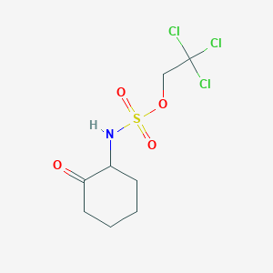 molecular formula C8H12Cl3NO4S B14175104 2,2,2-Trichloroethyl (2-oxocyclohexyl)sulfamate CAS No. 917616-48-9