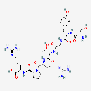 L-Seryl-L-tyrosylglycyl-L-threonyl-N~5~-(diaminomethylidene)-L-ornithyl-L-prolyl-N~5~-(diaminomethylidene)-L-ornithine