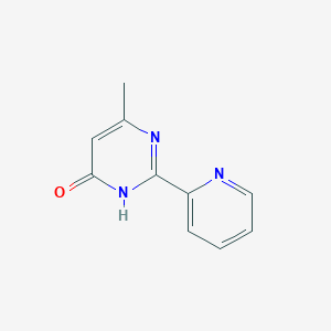 molecular formula C10H9N3O B1417521 6-甲基-2-(吡啶-2-基)嘧啶-4-醇 CAS No. 55417-80-6
