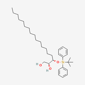 molecular formula C34H56O3Si B14175219 (2R,3S)-3-{[tert-Butyl(diphenyl)silyl]oxy}octadecane-1,2-diol CAS No. 924888-80-2