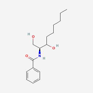 molecular formula C16H25NO3 B14175220 N-[(2S)-1,3-Dihydroxynonan-2-yl]benzamide CAS No. 920277-53-8