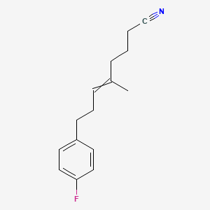 8-(4-Fluorophenyl)-5-methyloct-5-enenitrile