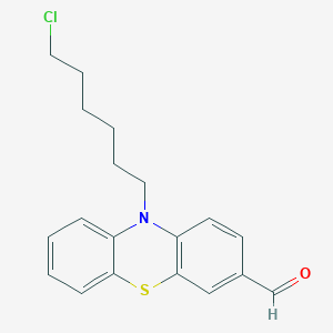 10-(6-Chlorohexyl)-10H-phenothiazine-3-carbaldehyde