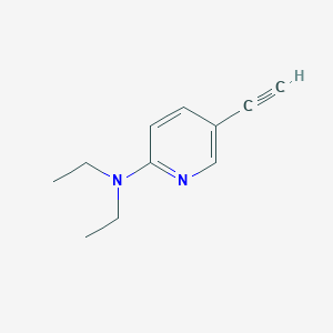 molecular formula C11H14N2 B14175249 N,N-Diethyl-5-ethynylpyridin-2-amine CAS No. 1196151-15-1