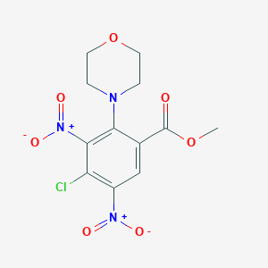 Methyl 4-chloro-2-(morpholin-4-yl)-3,5-dinitrobenzoate