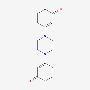 3,3'-Piperazine-1,4-diylbiscyclohex-2-en-1-one