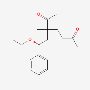 3-[(2R)-2-ethoxy-2-phenylethyl]-3-methylheptane-2,6-dione