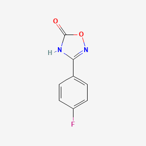 molecular formula C8H5FN2O2 B1417538 3-(4-氟苯基)-1,2,4-恶二唑-5-醇 CAS No. 185557-63-5